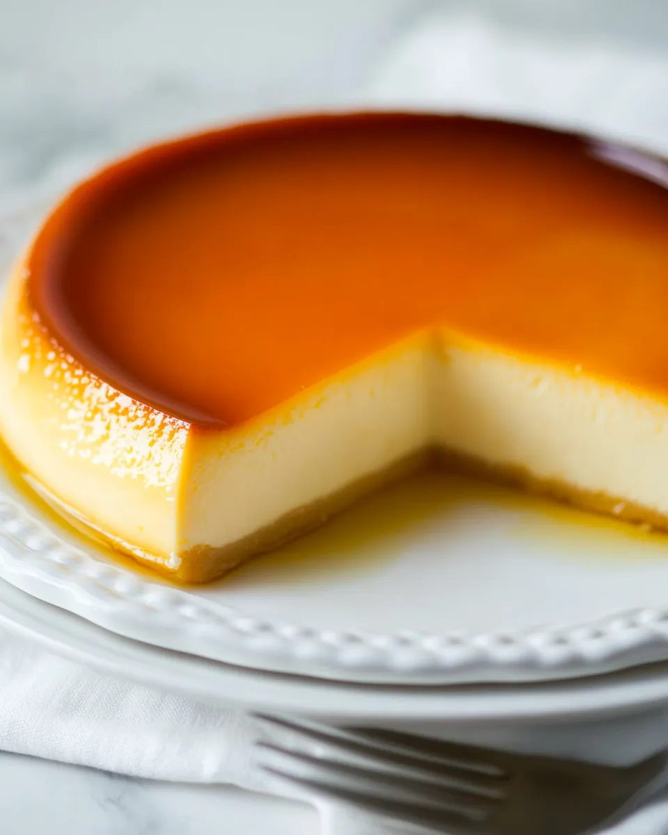 Delicious Homemade Flan image