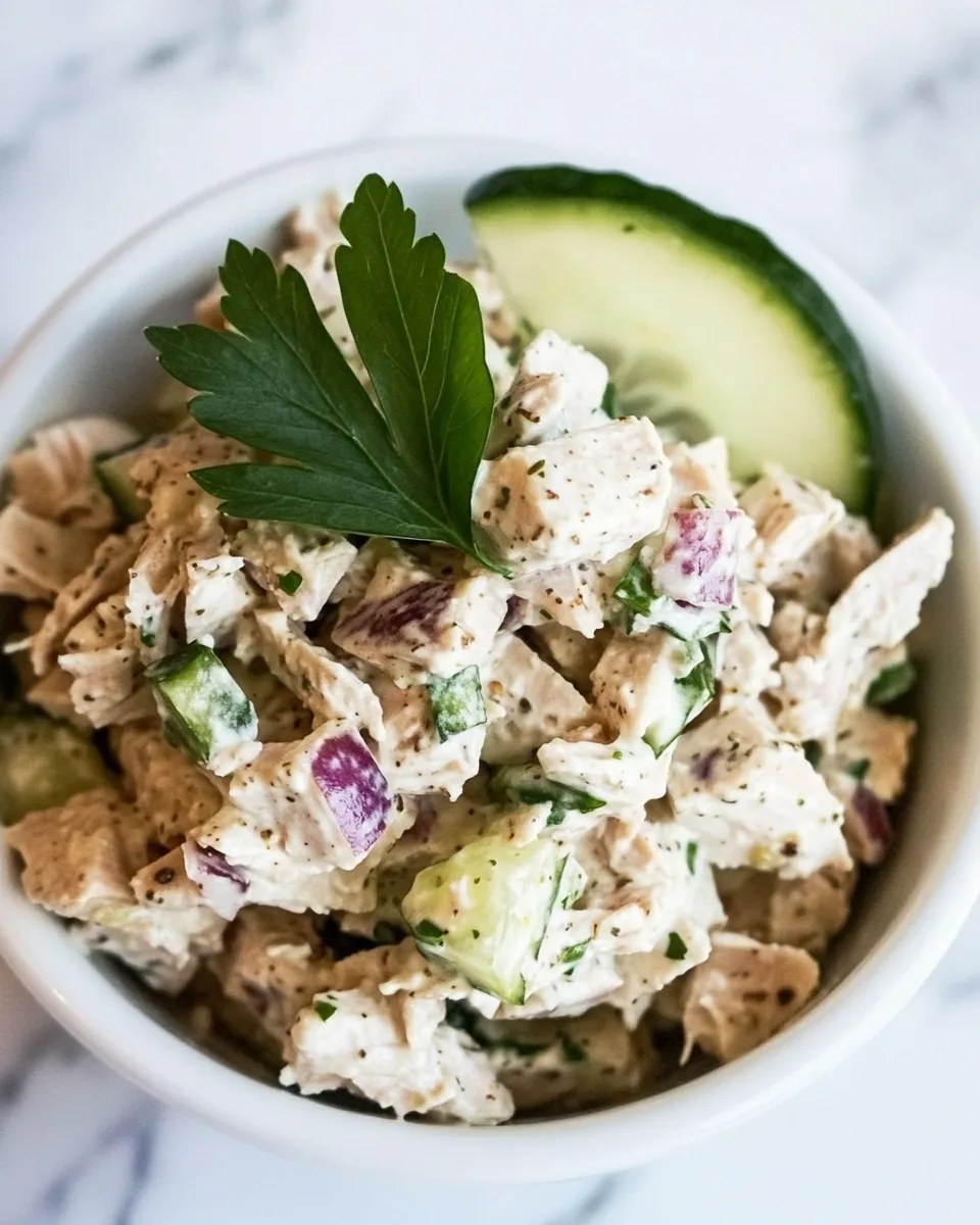 Simple Homemade Fresh Tuna Salad Recipe shot