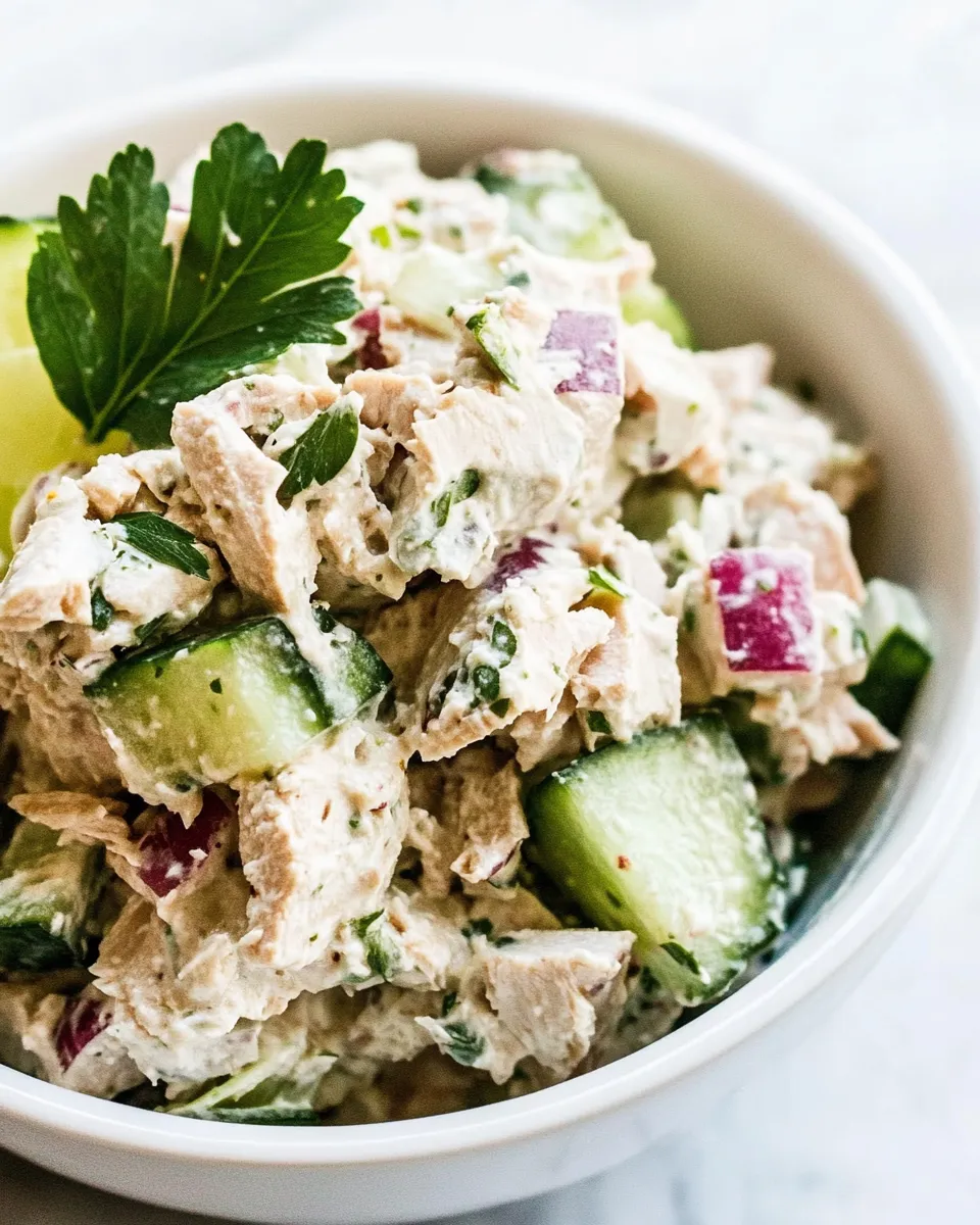 Classic Homemade Fresh Tuna Salad Recipe recipe image
