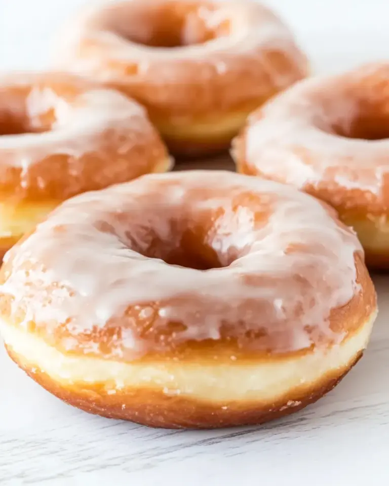 Homemade Glazed Donuts photo