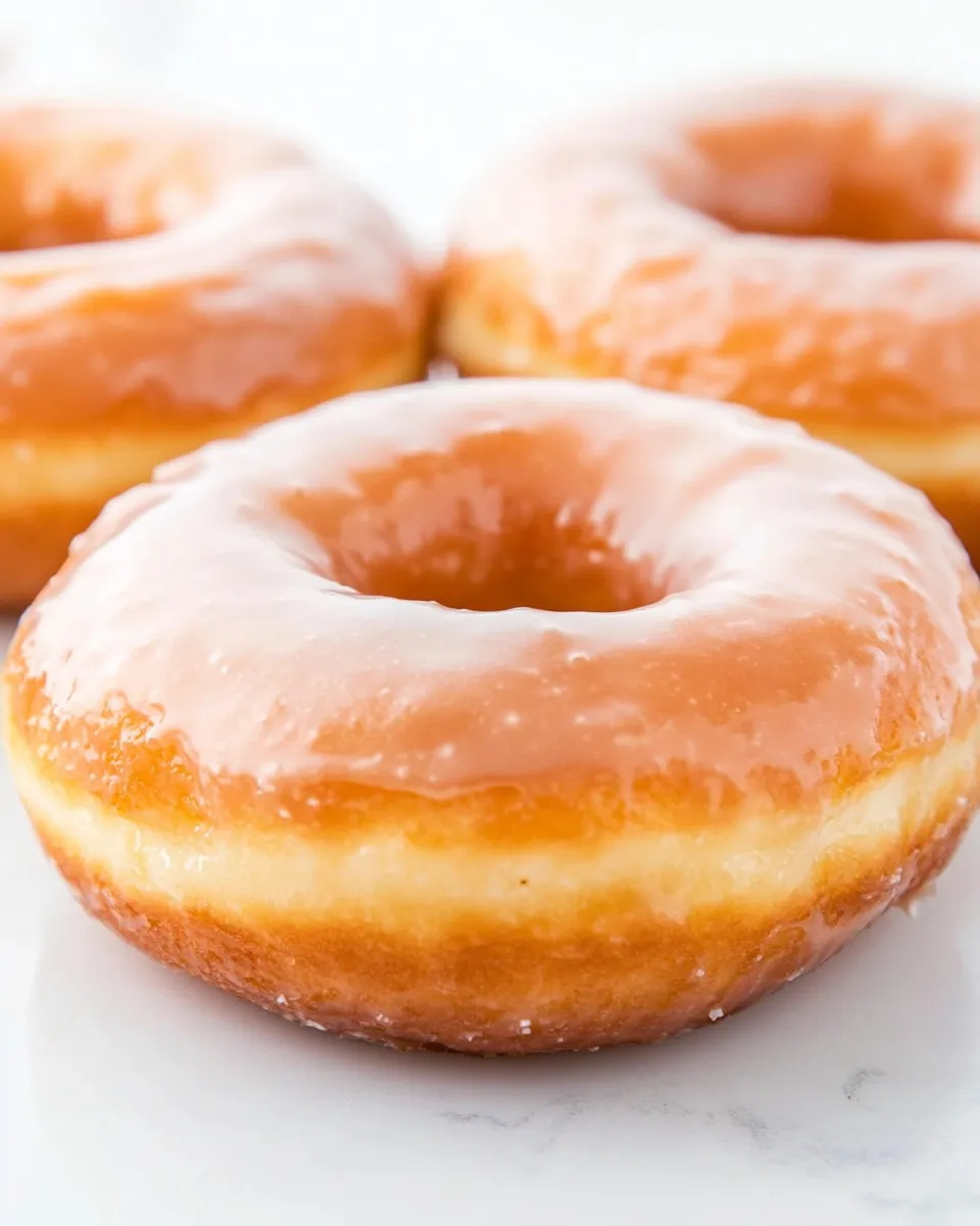 Delicious Homemade Glazed Donuts recipe photo