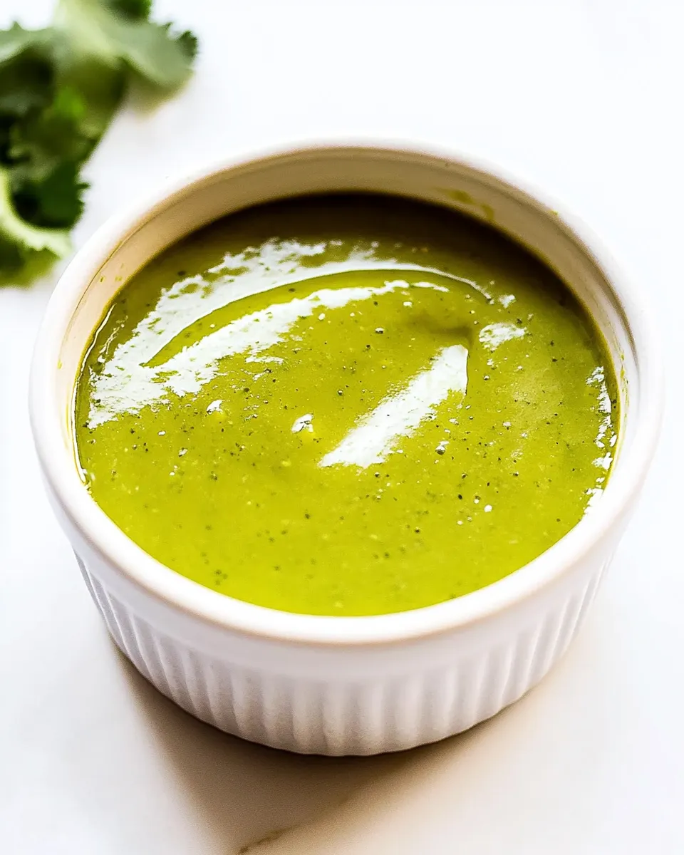 Homemade Green Enchilada Sauce photo