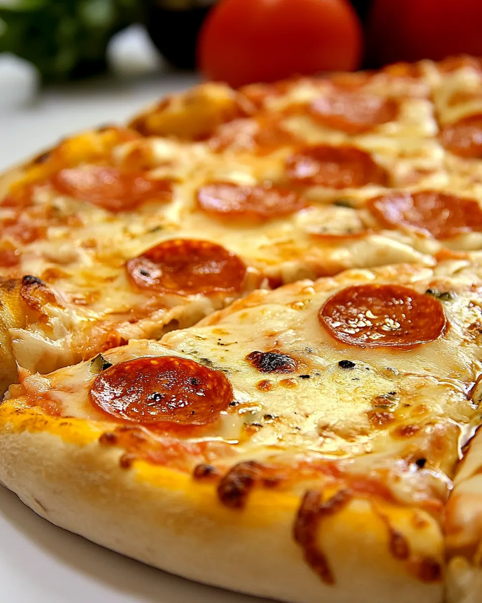 Easy Homemade Pepperoni Pizza recipe image