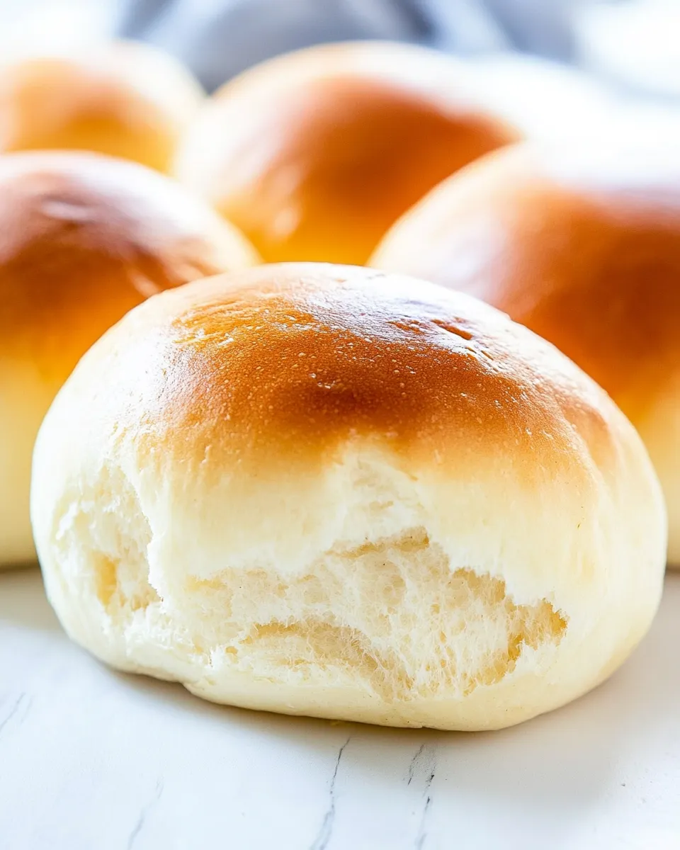 Quick Homemade Slider Buns shot