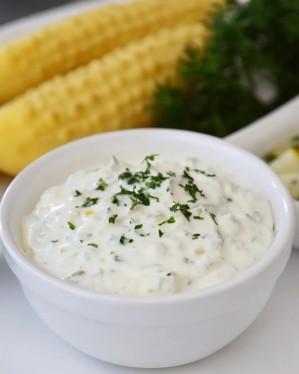 Quick Homemade Tartar Sauce with Pickle Relish plate image