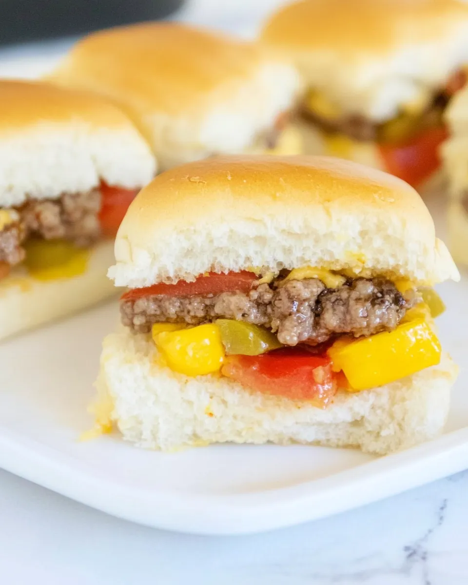 Easy Homemade White Castle (Copycat) Sliders Recipe photo