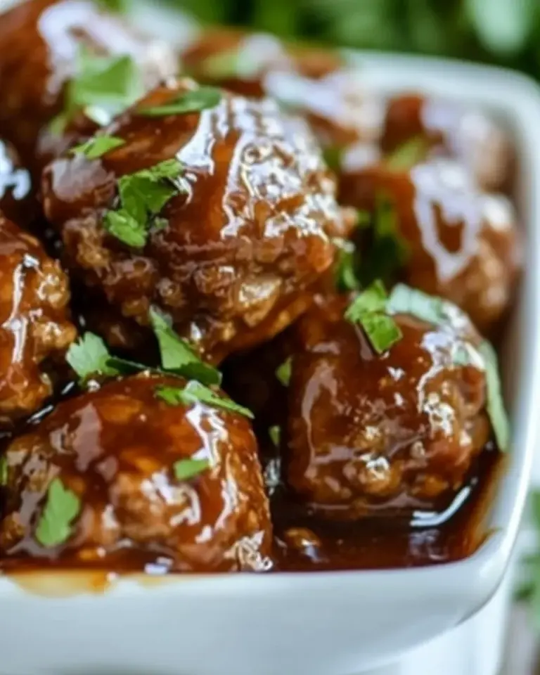 Homemade Honey BBQ Meatballs photo