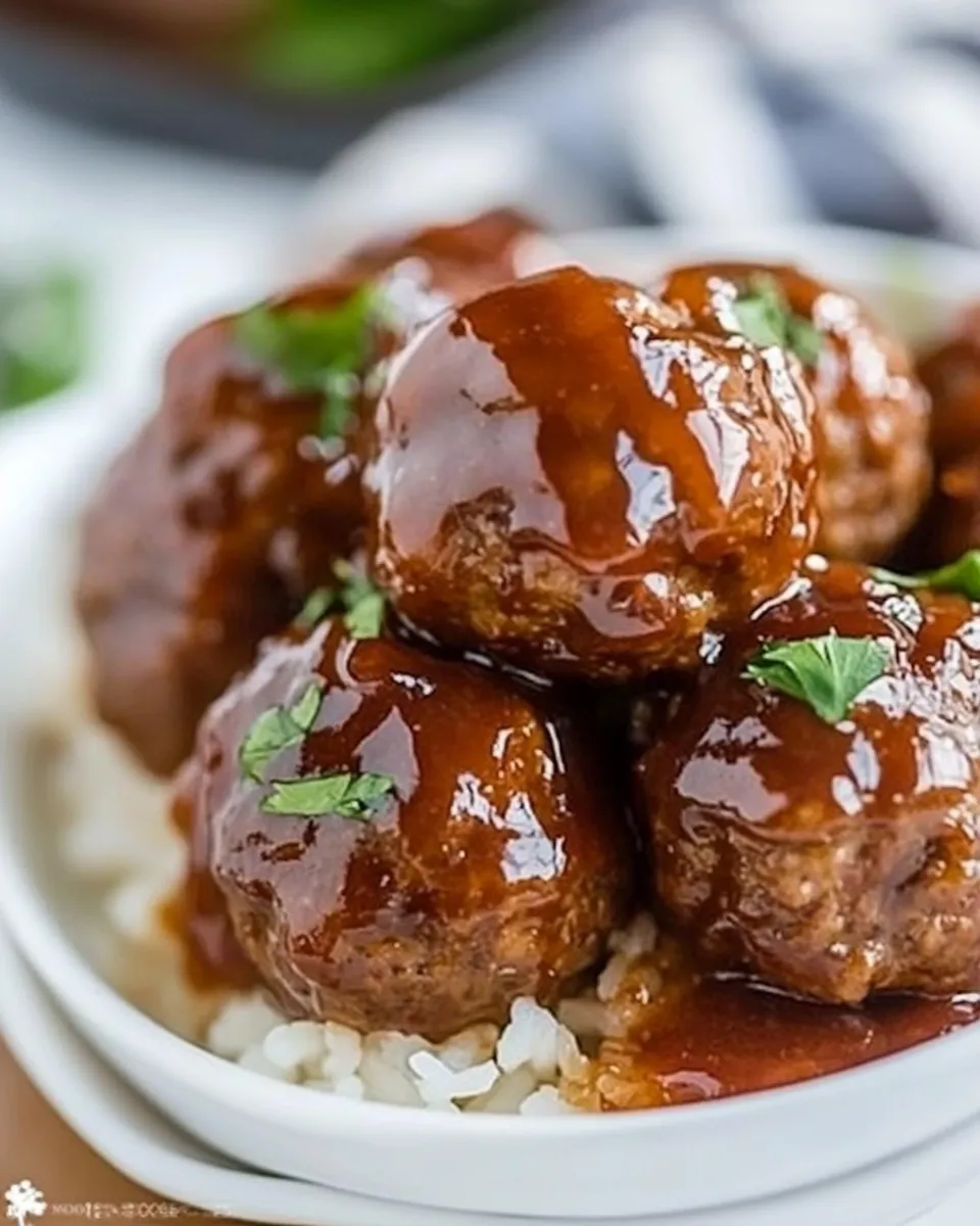 Easy Honey BBQ Meatballs recipe photo