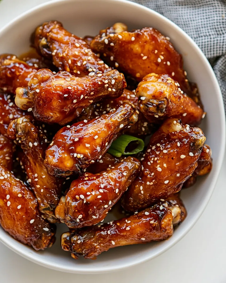 Easy Honey Garlic Soy Chicken Wings photo