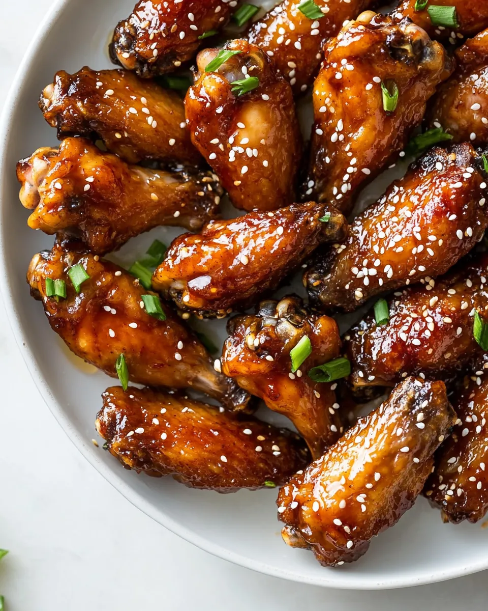 Savory Honey Garlic Soy Chicken Wings recipe photo