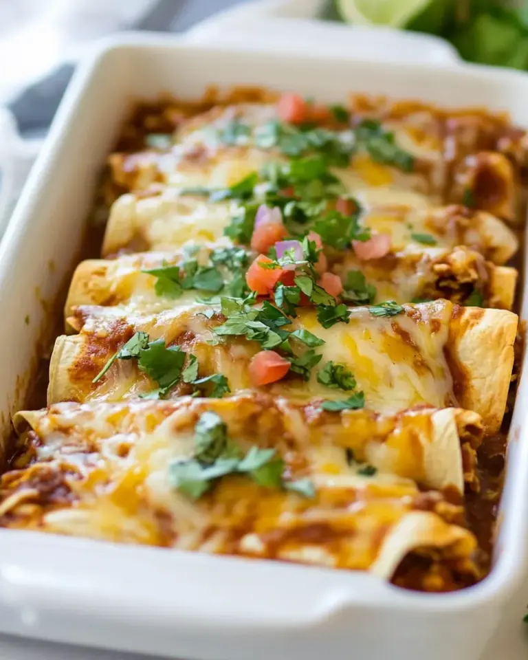 Homemade Honey Lime Chicken Enchiladas photo