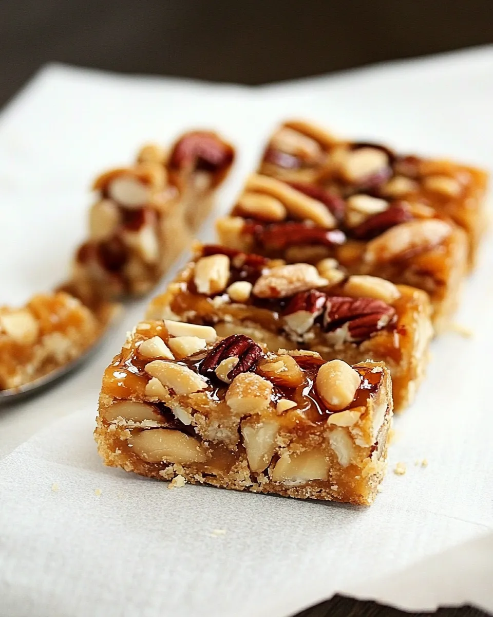 Homemade Honey Nut Bars photo