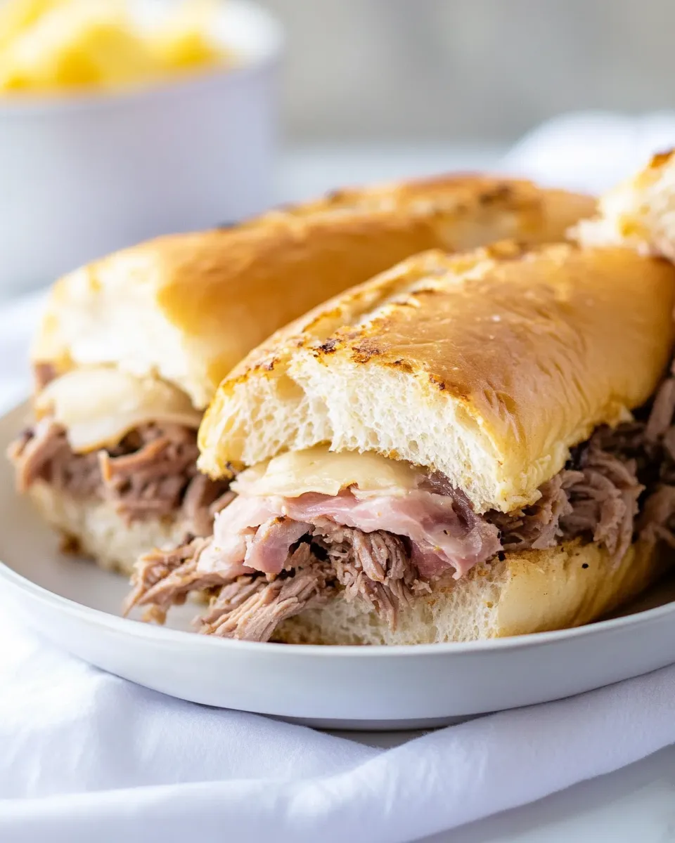 Easy Hot Hawaiian Beef Sandwiches recipe photo