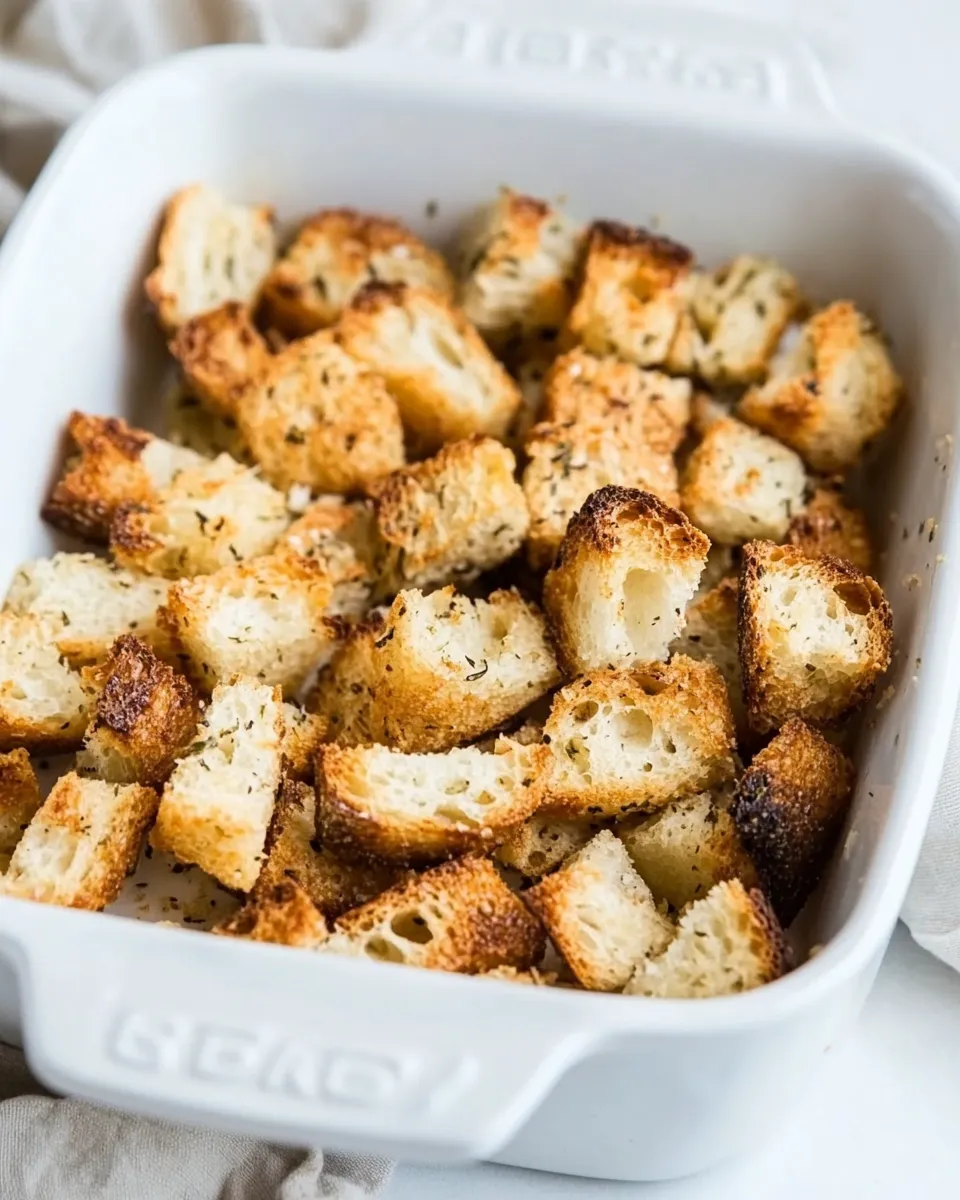 Homemade How to Make Croutons image