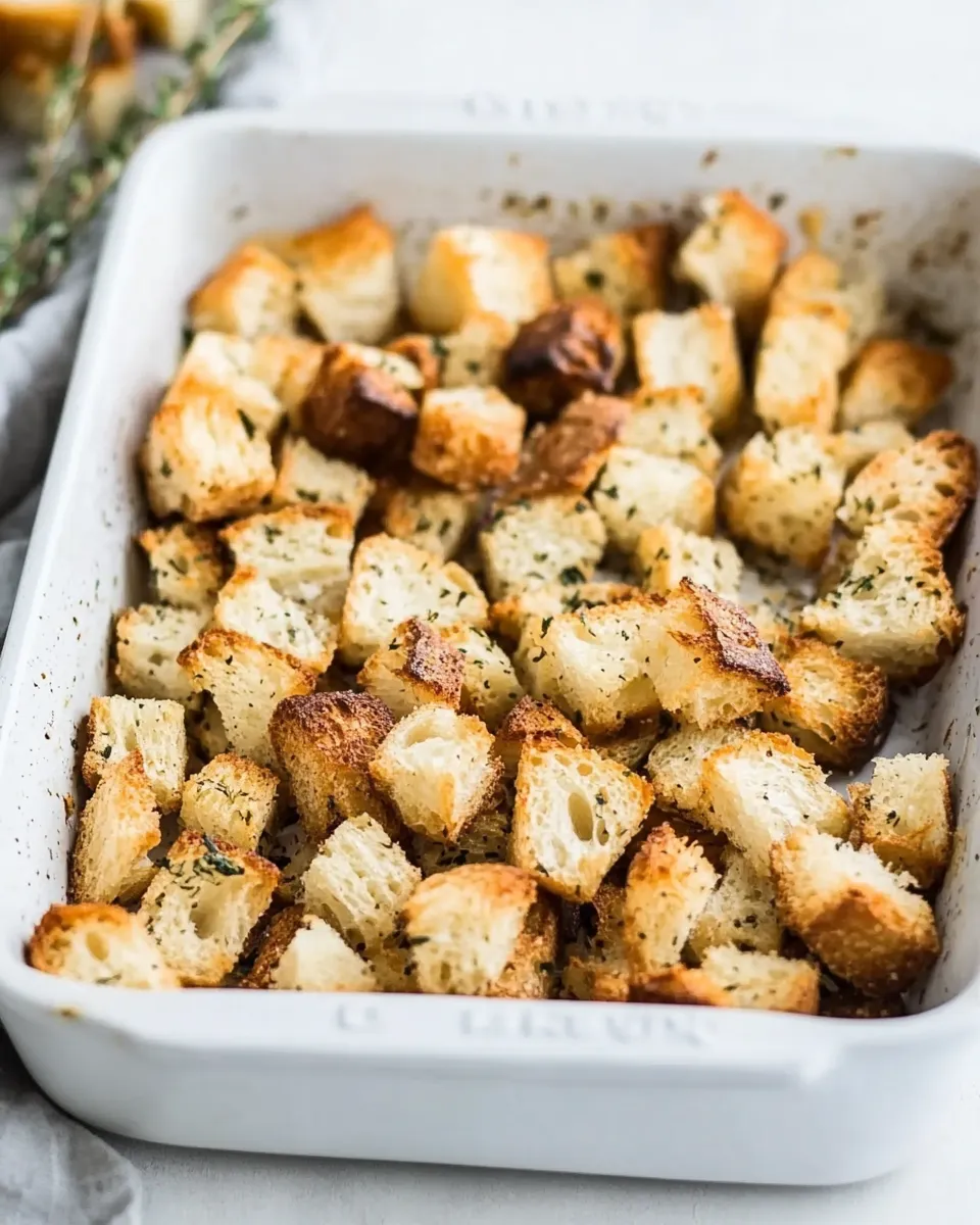 Delicious How to Make Croutons recipe photo