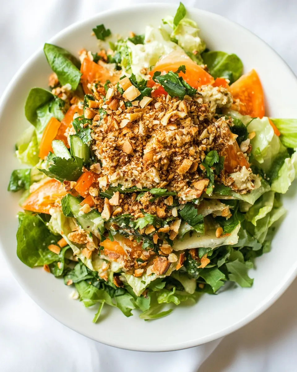 Classic Hummus Crunch Salad dish photo