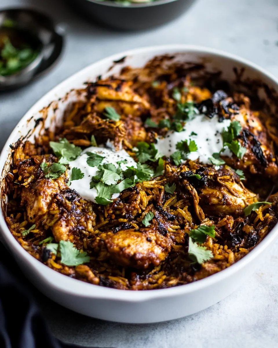 Easy Indian Chicken Rice Casserole photo