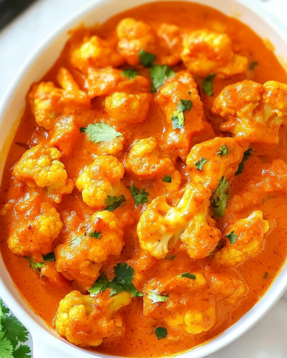 Homemade Indian Coconut Butter Cauliflower Recipe photo