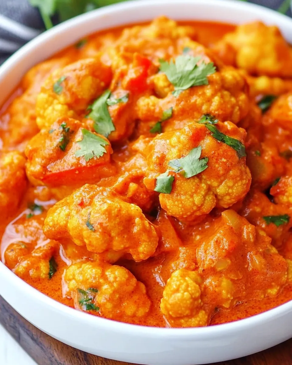 Easy Indian Coconut Butter Cauliflower Recipe recipe photo