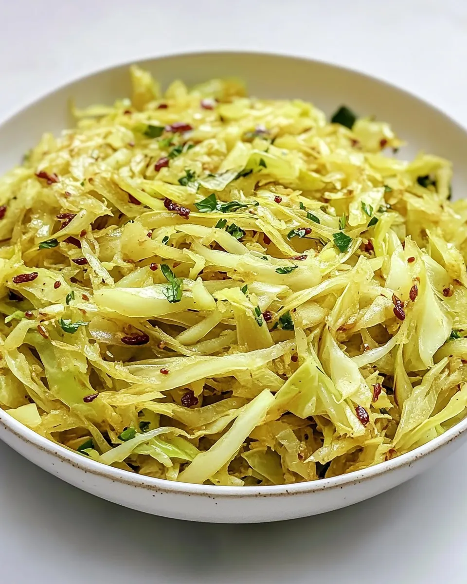 Easy Indian Fried Cabbage recipe photo