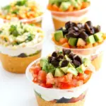Homemade Individual Seven-Layer Dips photo