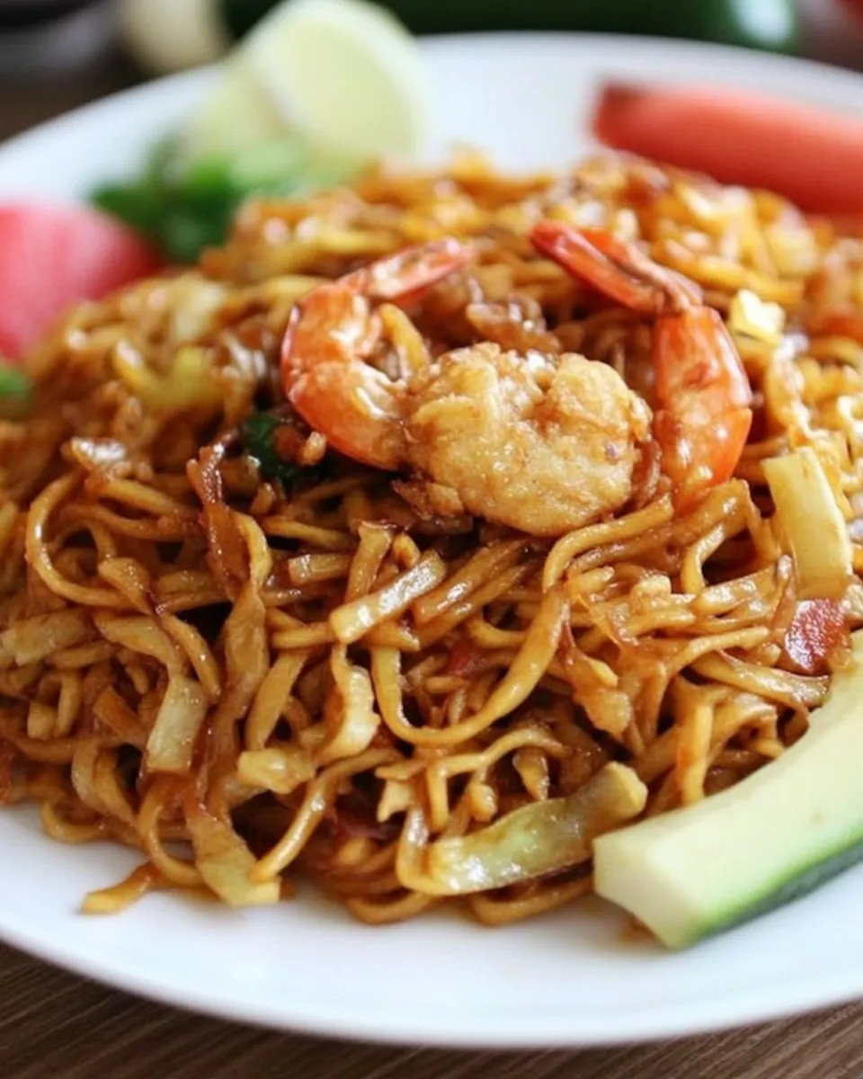 Delicious Indonesian Fried Noodles (Mie Goreng) image