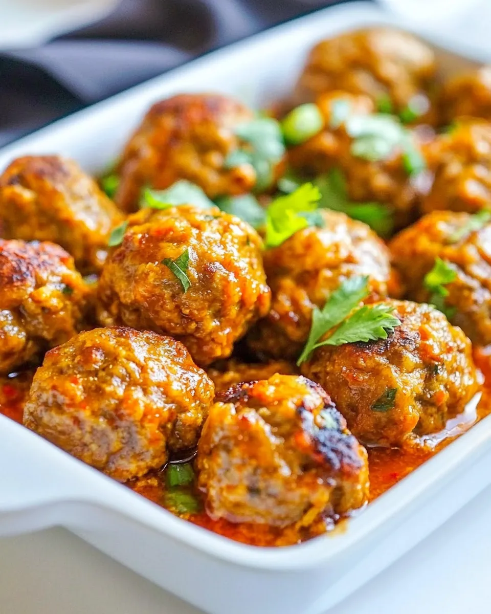 Homemade Indonesian Meatballs photo
