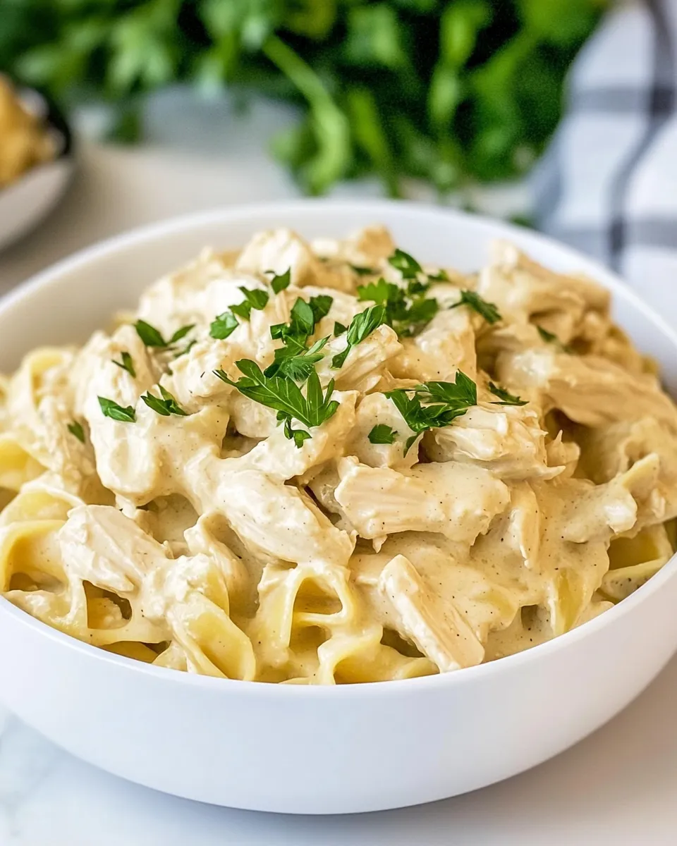 Savory Instant Pot Creamy Ranch Chicken shot