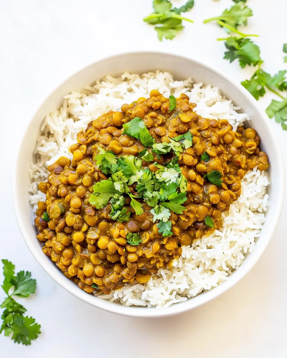Easy Instant Pot Lentil Curry photo