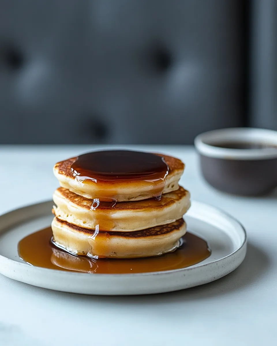 Easy Japanese Souffl Pancakes with Maple, Honey & Miso Butter recipe photo