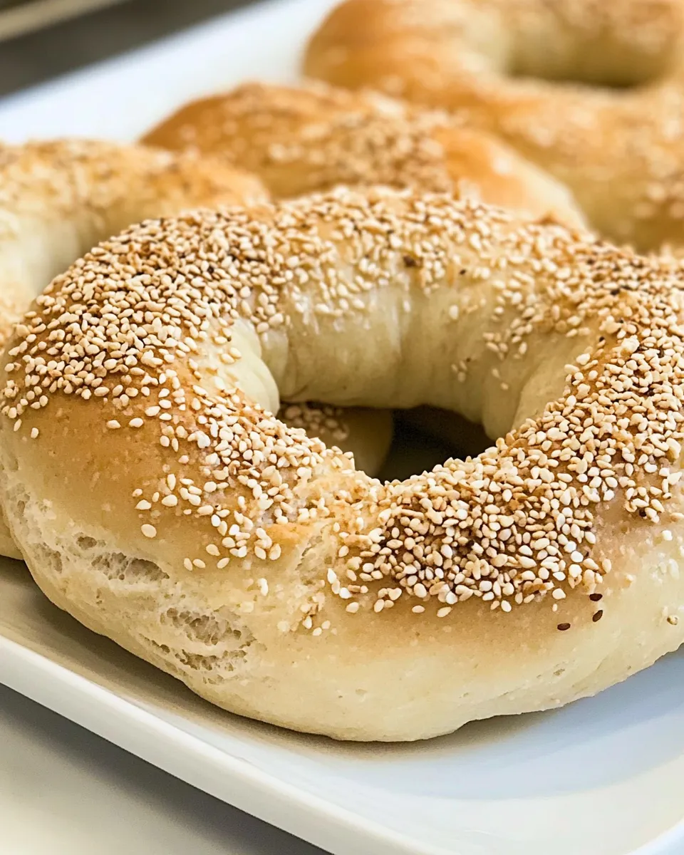 Delicious Jerusalem Bagels food shot