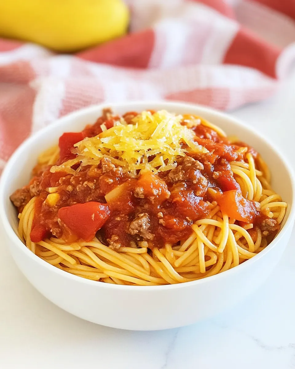 Tasty Jollibee Spaghetti dish photo