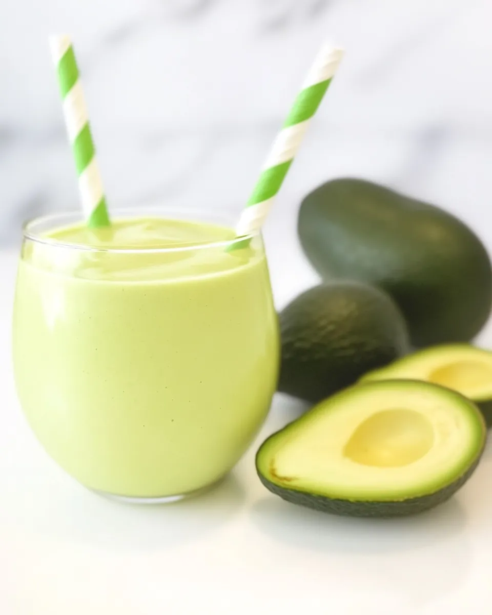 Homemade Keto Avocado Smoothie photo