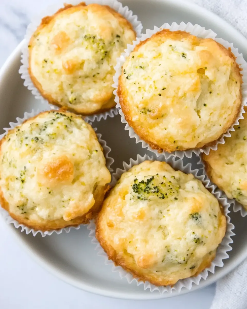 Delicious Keto Broccoli Cheese Muffins image