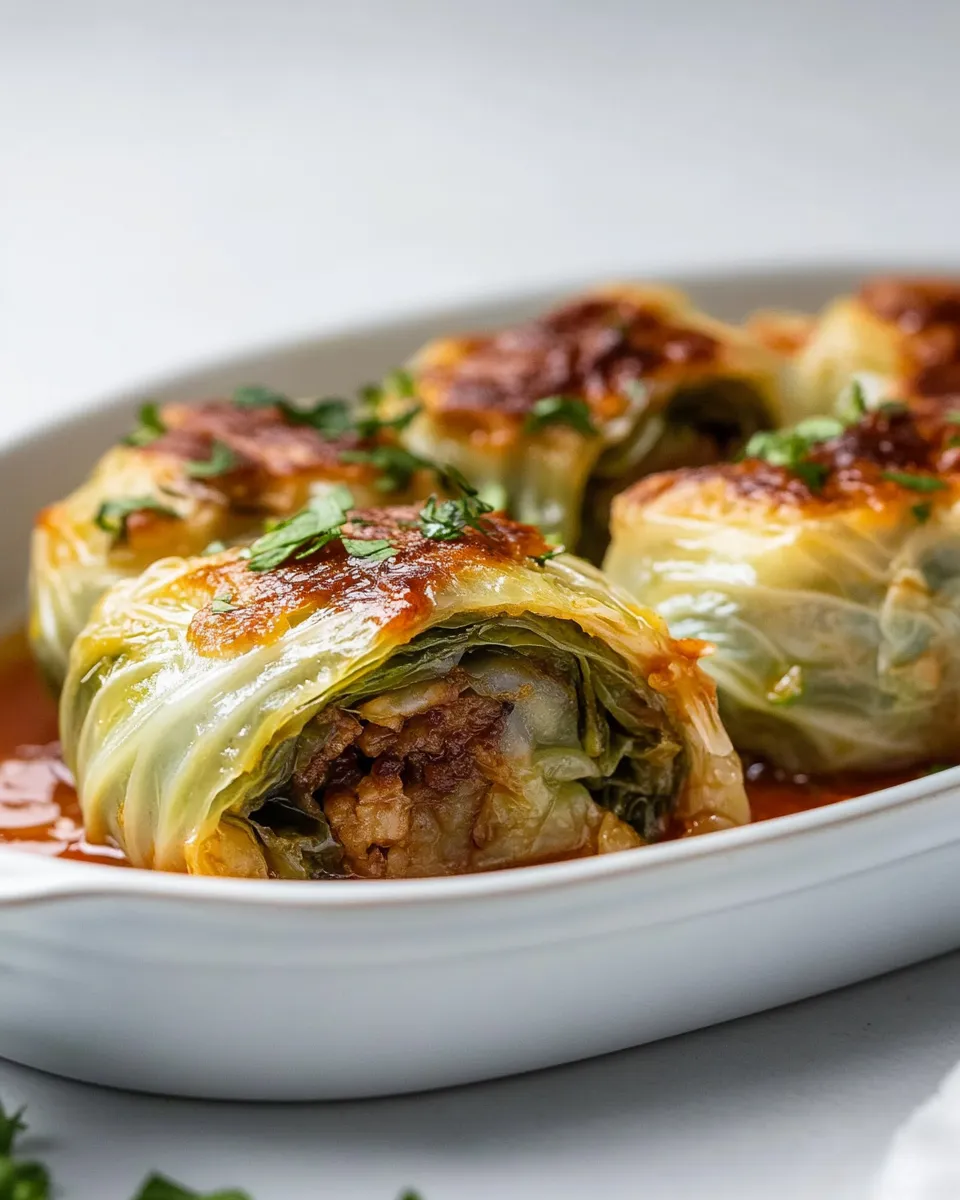 Classic Keto Cabbage Rolls recipe image