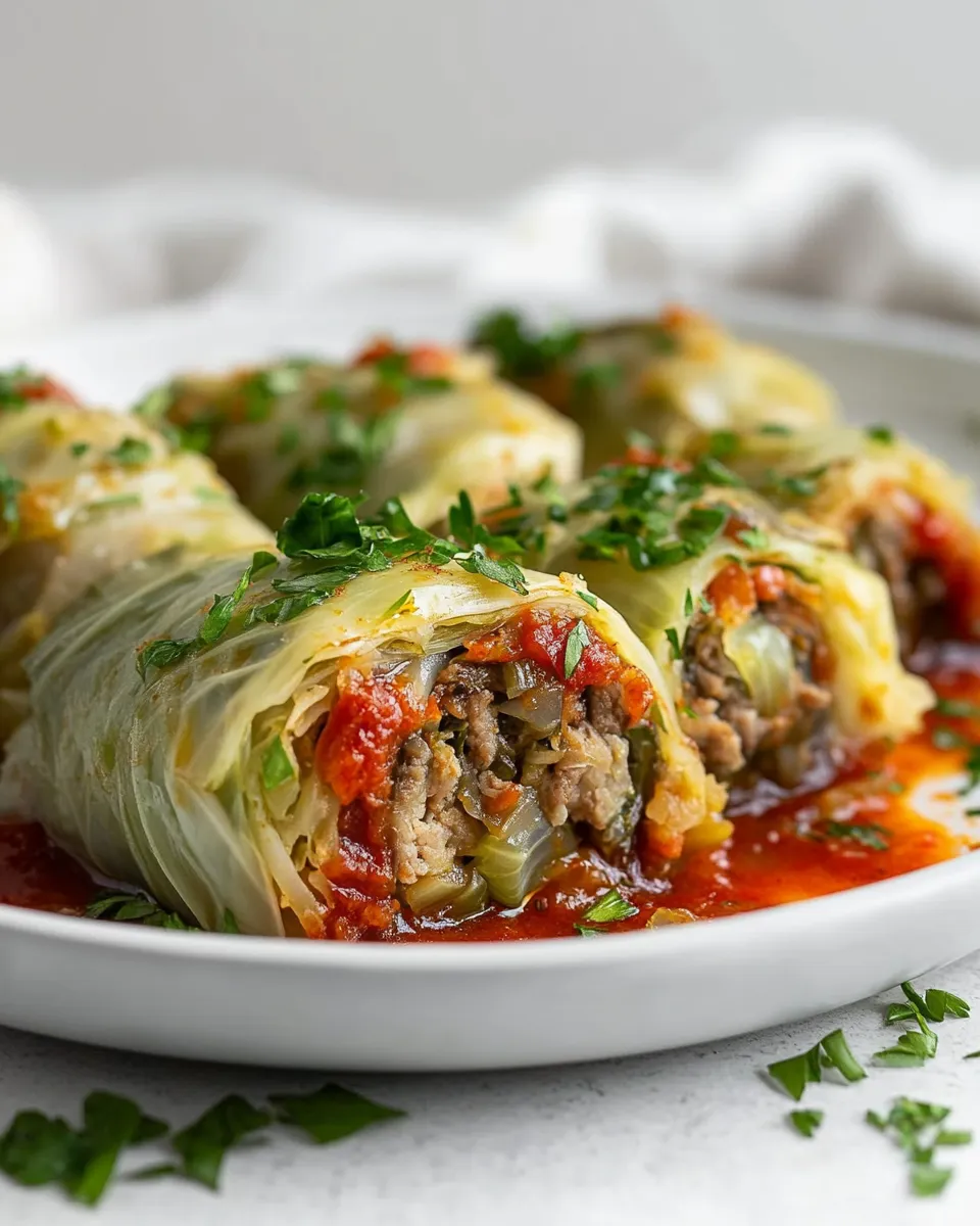 Easy Keto Cabbage Rolls dish photo