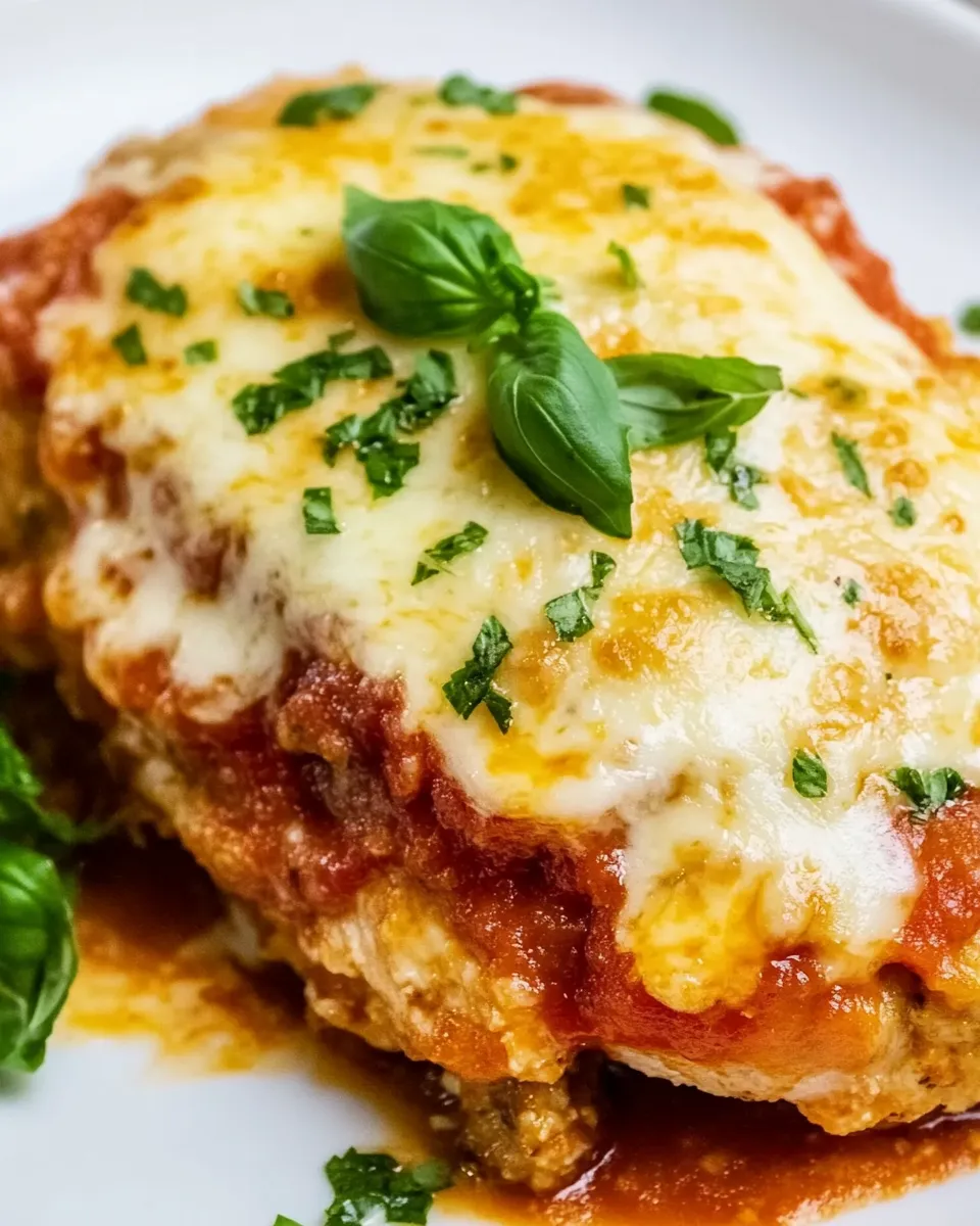 Savory Keto Chicken Parmesan shot