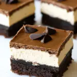 Homemade Keto Cream Cheese Brownie Bars photo