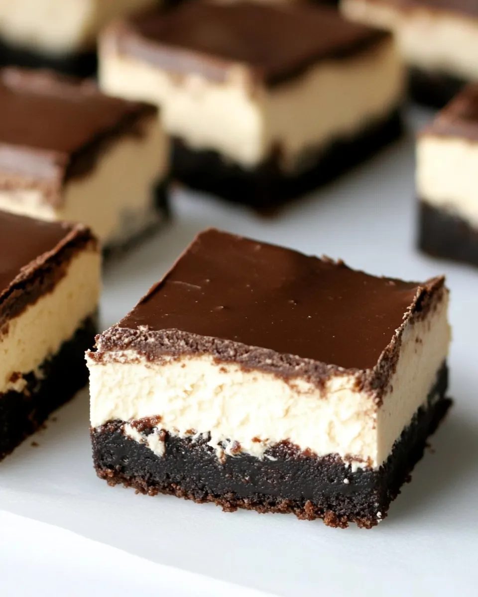 Delicious Keto Cream Cheese Brownie Bars image