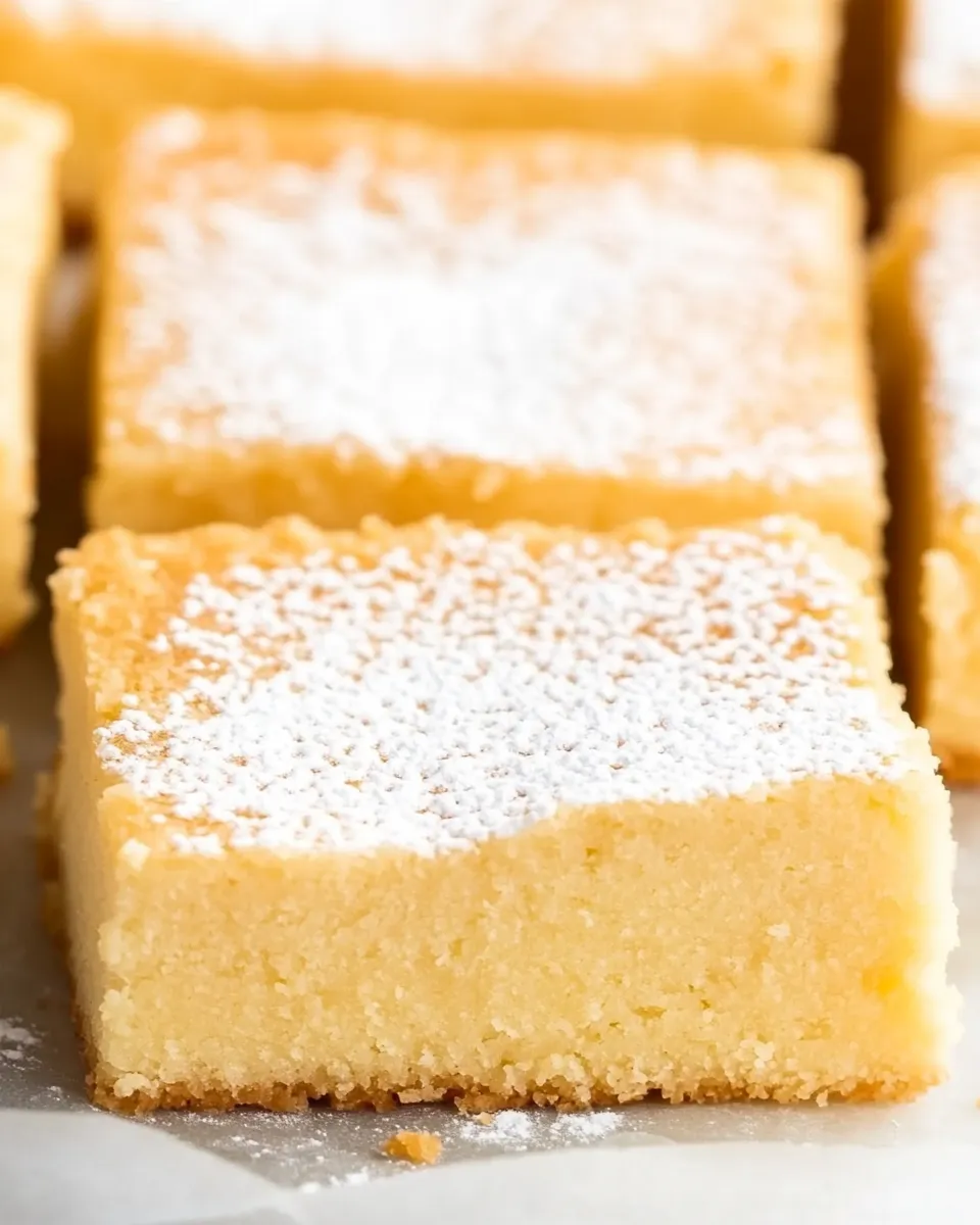 Easy Keto Lemon Bars food shot