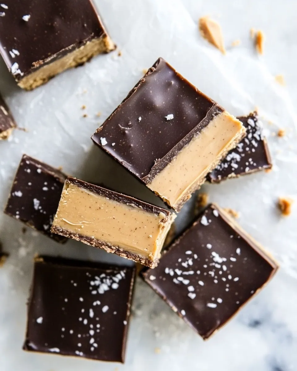 Delicious Keto No-Bake Peanut Butter Bars image