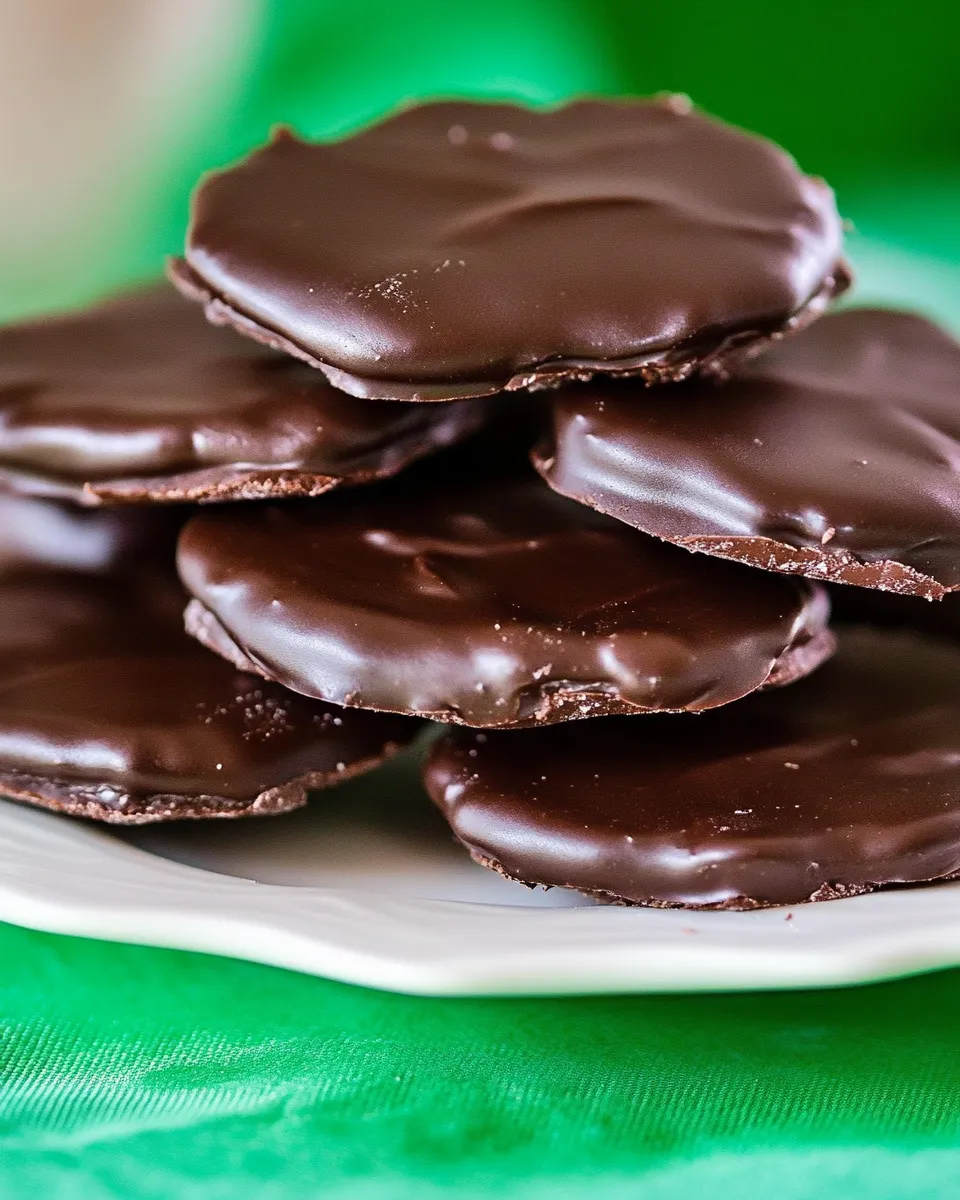 Easy Keto Thin Mints recipe photo