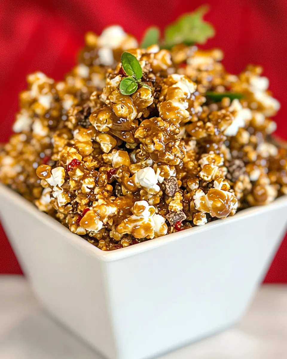 Easy Kettle Chip Caramel Popcorn recipe photo