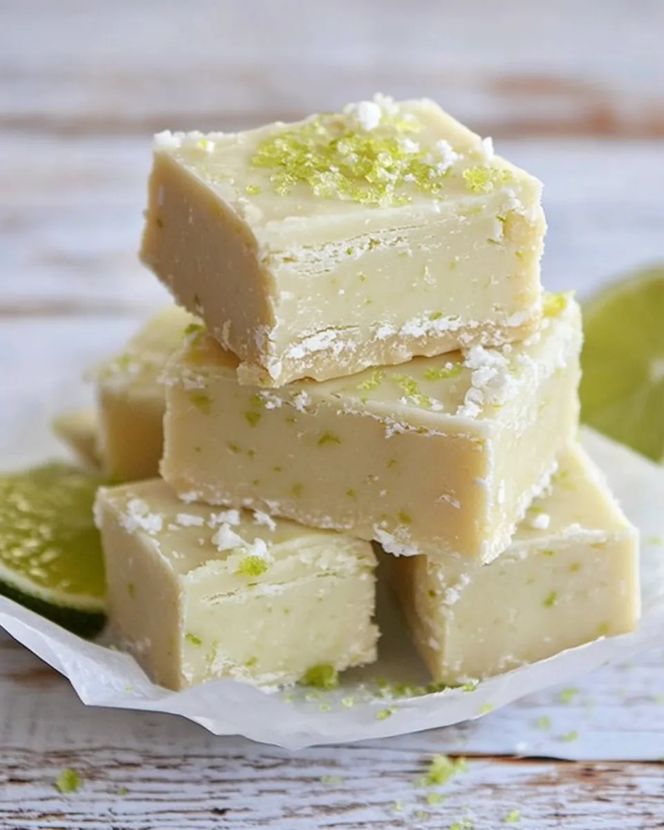 Homemade Key Lime Fudge photo