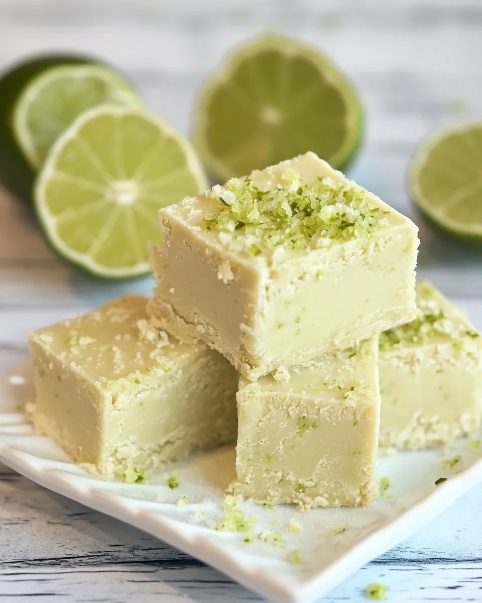 Easy Key Lime Fudge recipe photo