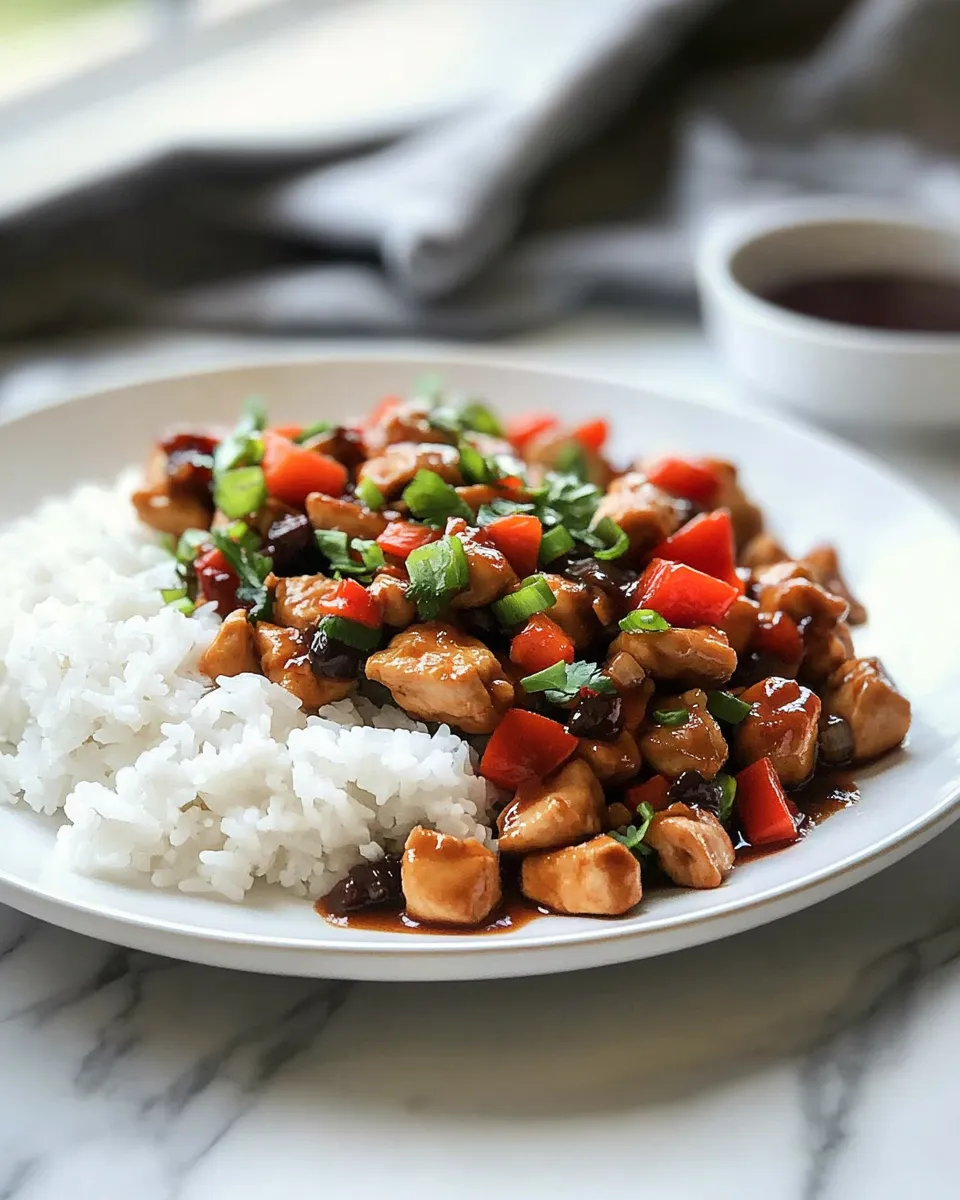 Classic Kung Pao Chicken (Family Favorite!) food shot