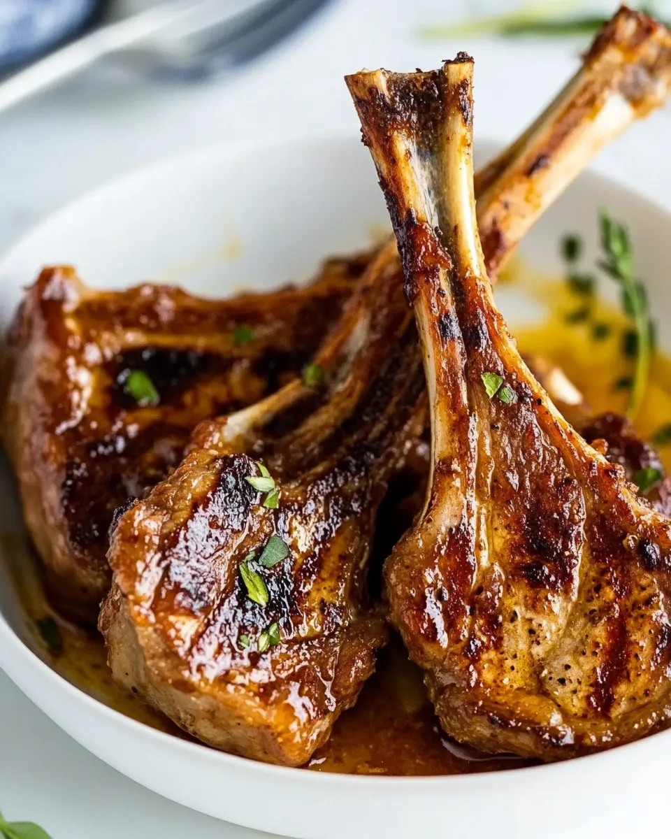 Delicious Lamb Chop Marinade image