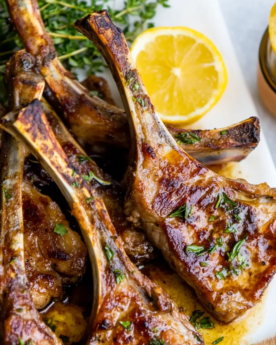 Savory Lamb Chop Marinade recipe photo