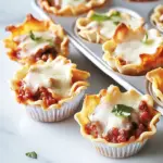 Homemade Lasagna Cupcakes photo