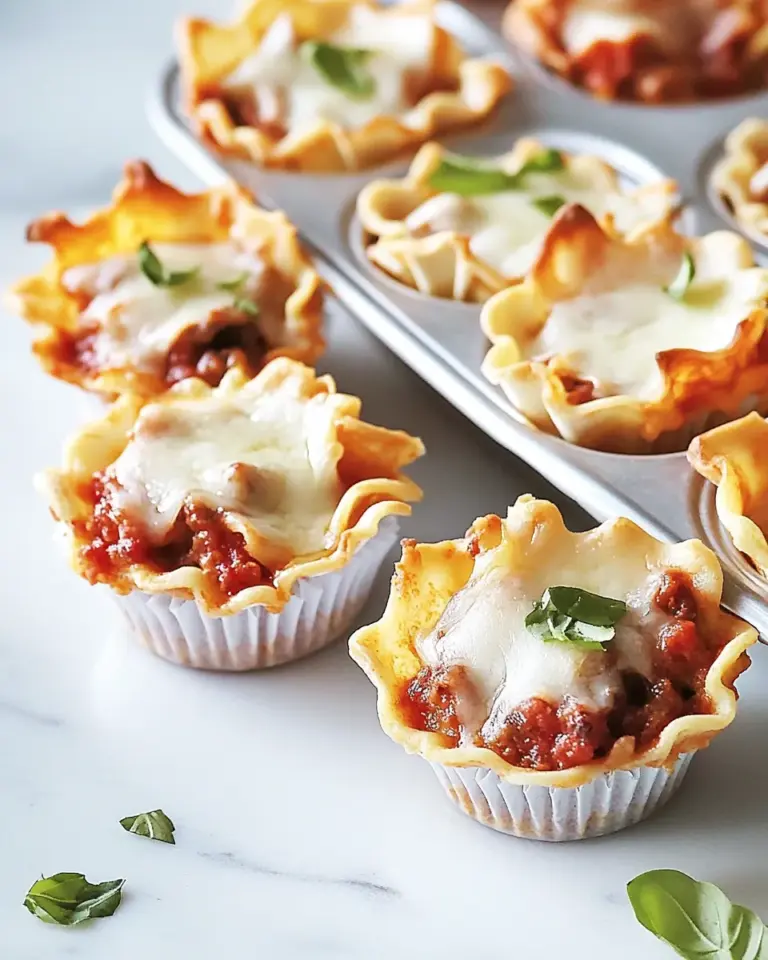 Homemade Lasagna Cupcakes photo